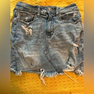 American Eagle Blue Jean Skirt